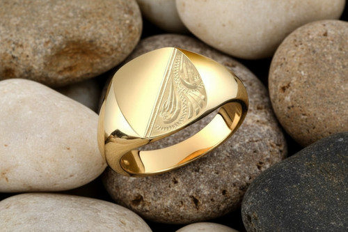 9ct yellow gold - 9ct, gents