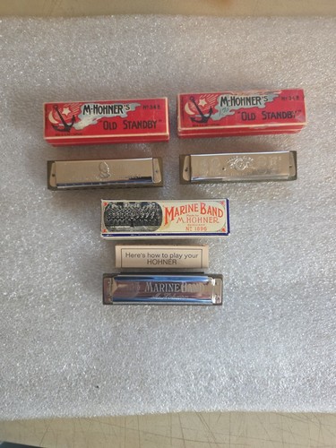 Lot vintage harmonica - lot,