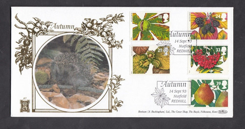 1993 autumn benham - autumn, hedgehog