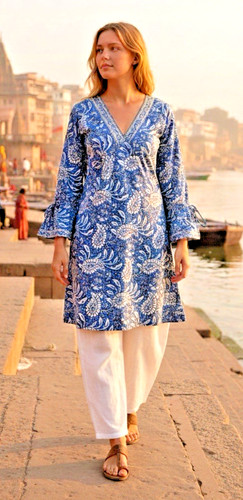 Sky blue paisley - sky, print