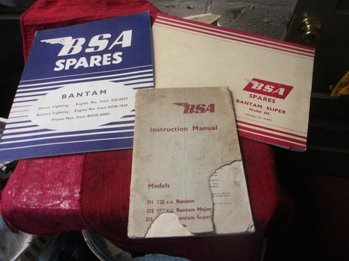 Bsa bantam super spares - bsa,