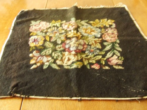Brown wool used antique - brown,