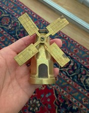 VINTAGE  Solid BRASS WINDMILL
