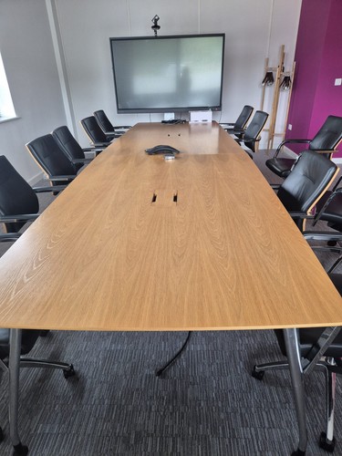 Oak boardroom table and - boardroom, 10