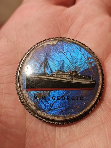 Vintage georgic brooch - vintage, mv