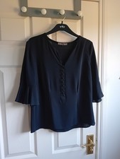 Jaeger Black Silk Blouse
