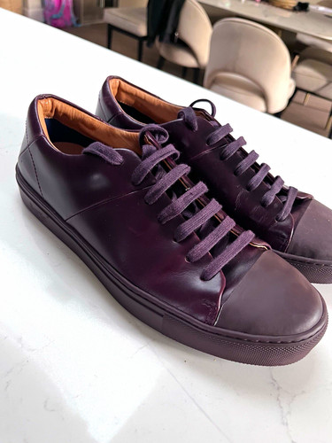 Bertie burgundy leather - bertie, low