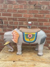Large Wooden Elephant folk art