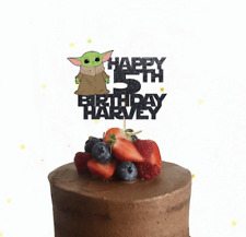Personalised Star Wars/Yoda Cake Topper
