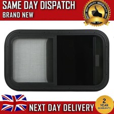 RV Window 500x300mm Horizontal Slide Camper Window Waterproof Round Corner