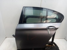 BMW 5 SERIES Left Rear Door N/S 2009-2017 SPACEGRAU METALLIC (A52) 4 Door Saloon