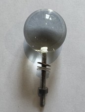Clear glass ball shaped cupboard knobs - 35mm diameter. £2 each.  32 in total 