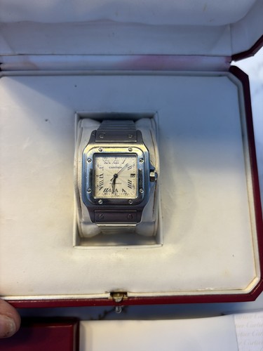 Cartier santos stainless steel - cartier,