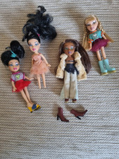 Lil Bratz Dolls Mini Doll Cute Fashion Stands Retro Toys MGA 2002 Bundle