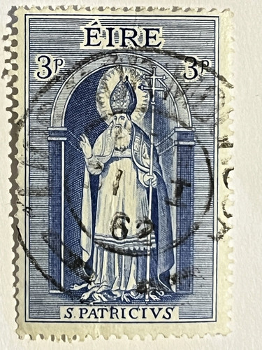 Irish eire stamp - 3p,