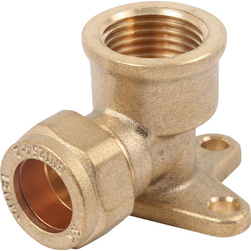 Outside tap wall plate - tap, elbow