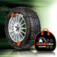 *WEISSENFELS Clack & Go SUV Snow Chains* RRP£256 *AS**NEW* *Best Quality & Spec*