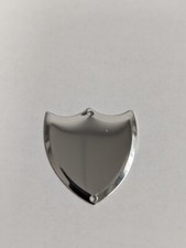 Trophy Side-Shield, Silver-Chrome, With-Free-Engraving, Trophy Annual Award