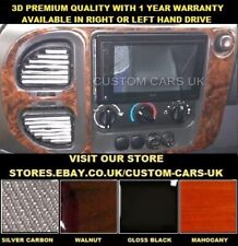 FORD TRANSIT MK6 2000-06 & Motorhome Walnut Wood - Carbon - Gloss Black Dash Kit