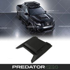 MATTE BLACK BONNET HOOD SCOOP COVER VENT FOR NISSAN NAVARA D23 NP300 15-21