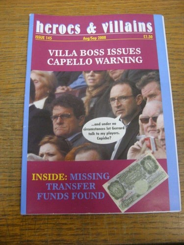 Aug 2008 fanzine aston - aug-2008, villa