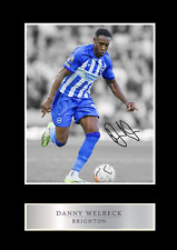 David Beckham England pre-printed signature photo display 10x8 inches #1