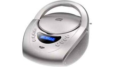 Bush DAB+ CD Boombox Carnaby Portable Stereo FM DAB Radio Silver 4745309