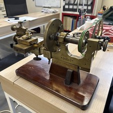 Antique lathe swiss - antique,