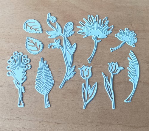 10pcs leaf flower - &, dies