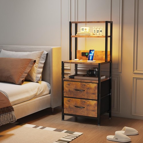Tall bedside table - tall,