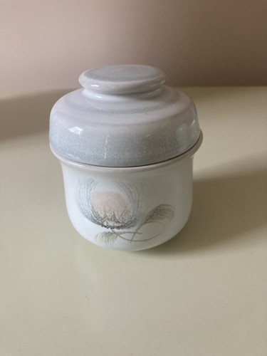 Denby whisper lidded sugar - denby,