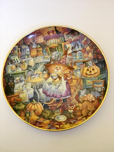 Scaredy cats plate - scaredy, bell