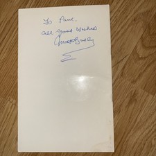 Sir  Matt  Busby Signed