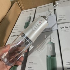 Electric Air Water Flosser USB Charge 3 Modes Strong Pressure 220ml Pearl White