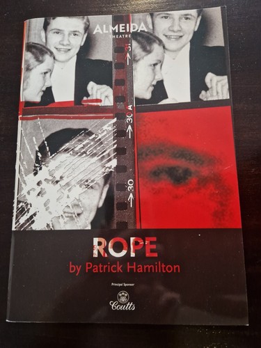 Rope almeida theatre programme - rope,