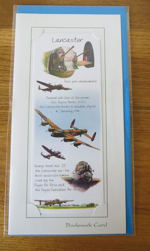 Lancaster bomber book mark - bomber ,