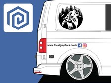 Howling Wolf Vinyl Decal For