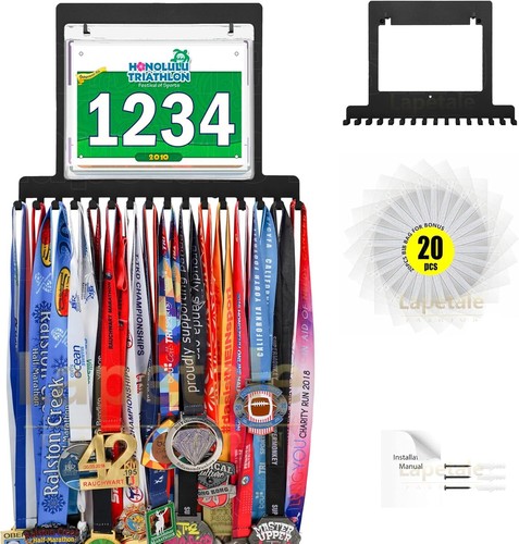 Race medal display wall - race,