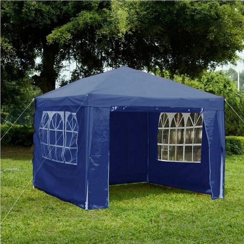 Gr8garden 3x3m blue party tent - blue,