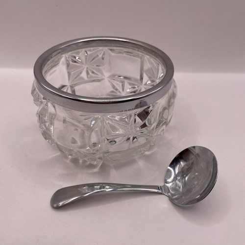 Vintage cut glass sugar bowl - vintage,