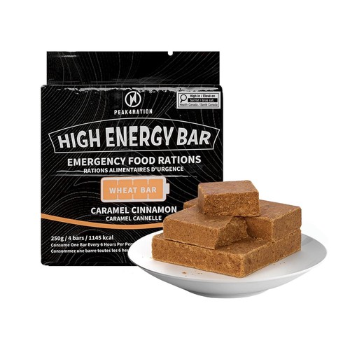 High energy bars caramel - high,