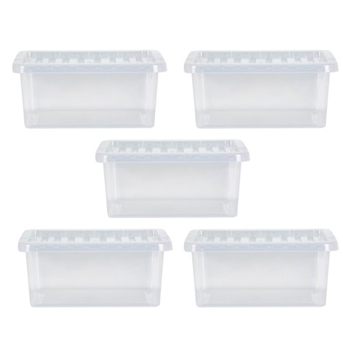 Wham crystal clear 14l storage - clear,