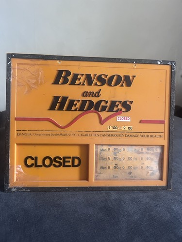 Vintage rare benson and - benson,