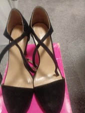 Zara Basic Spring Summer 2013 Shoes Black Heels UK7