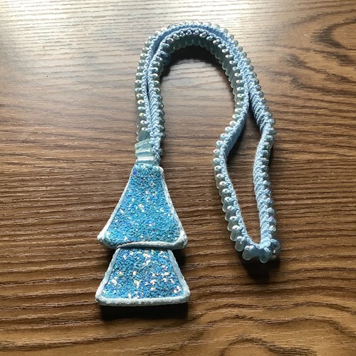 Bright blue bead lestovka - bead,