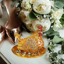 Hen Hatching Eggs Jewelry Box
