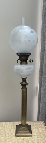 Vintage duplex oil lamp - duplex,