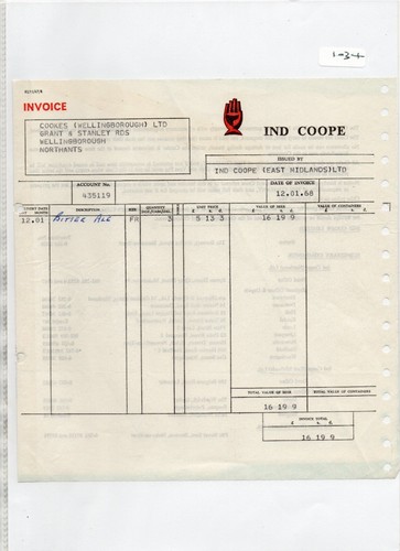Ephemera ind coope - (1034),
