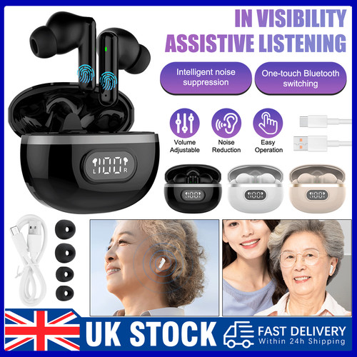Digital hearing aids invisible - aids,