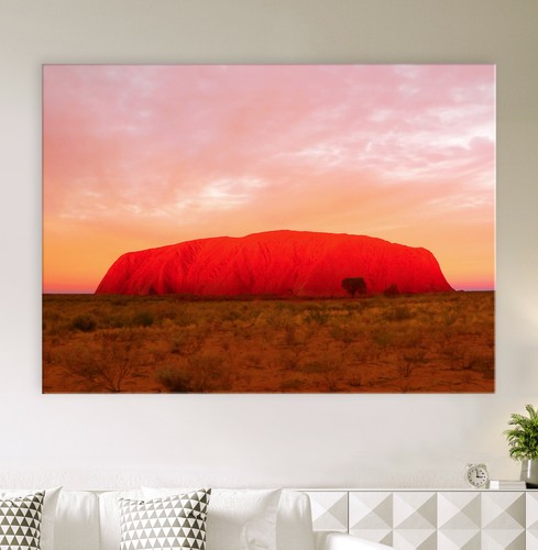 Red rock canvas picture modern - canvas,